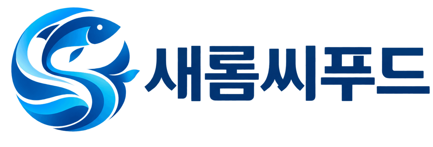 새롬씨푸드 로고